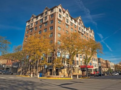 Rapid City, South Dakota, USA - October 06, 2018:  Exterior view of the historic "Alex Johnson Hotel" located in the downtown